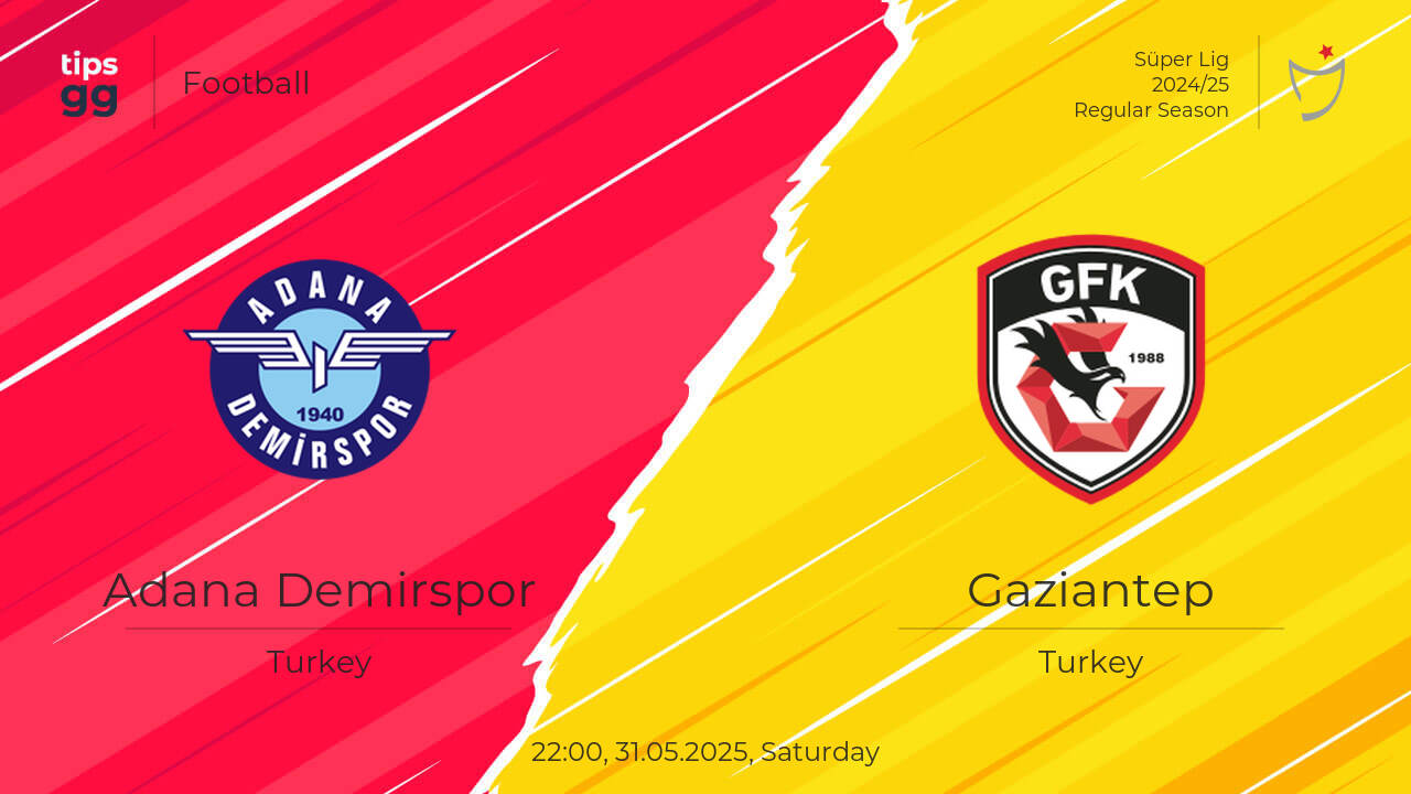 ⚽📌Adana Demirspor vs Gaziantep FK 𝐂𝐚𝐧𝐥ı 𝐌𝐚ç 𝗧𝗼𝗱𝗮𝘆